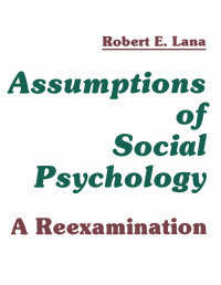 Cover image: Assumptions of Social Psychology 1st edition 9780805810226