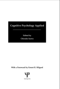 表紙画像: Cognitive Psychology Applied 1st edition 9780805808308