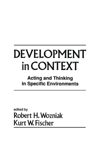 صورة الغلاف: Development in Context 1st edition 9781138882782