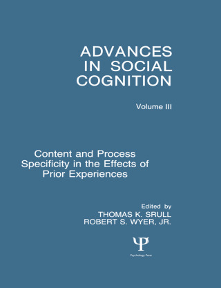 Immagine di copertina: Content and Process Specificity in the Effects of Prior Experiences 1st edition 9781138971738