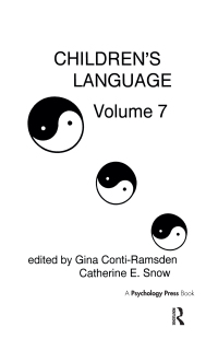 صورة الغلاف: Children's Language 1st edition 9780805805239