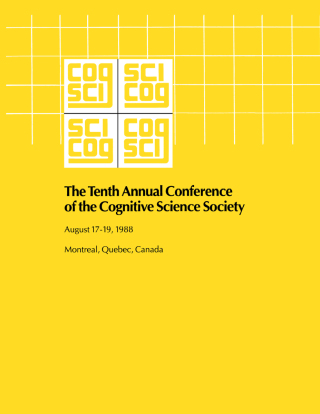 Cover image: 10th Annual Conference Cognitive Science Society Pod 1st edition 9780805804362