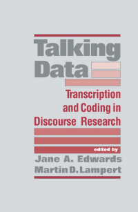 صورة الغلاف: Talking Data 1st edition 9780805803488