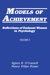 Titelbild: Models of Achievement 1st edition 9780805800838