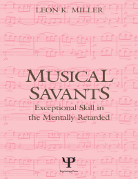 Cover image: Musical Savants 1st edition 9781138976634