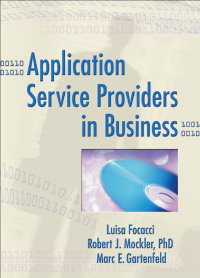 Imagen de portada: Application Service Providers in Business 1st edition 9780789024817