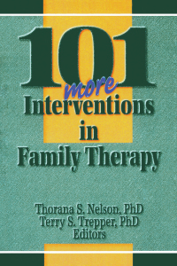Imagen de portada: 101 More Interventions in Family Therapy 1st edition 9780789000583