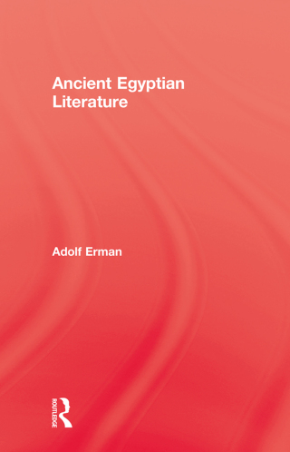 Imagen de portada: Ancient Egyptian Literature 1st edition 9780415645829