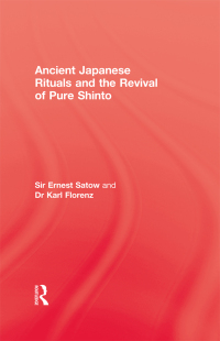 Cover image: Ancient Japanese Rituals 1st edition 9780710307507