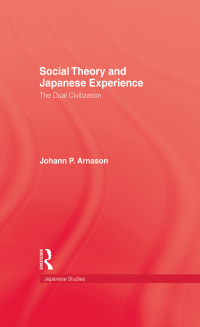 Cover image: Social Theory and Japanese Experience 1st edition 9780710304858