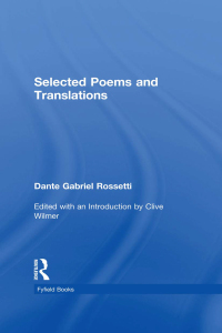 صورة الغلاف: Selected Poems 1st edition 9780415940801