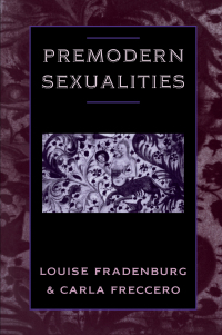 Cover image: Premodern Sexualities 1st edition 9780415912570
