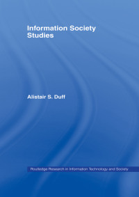 صورة الغلاف: Information Society Studies 1st edition 9780415215510