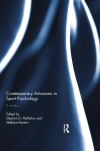 Cover image: Contemporary Advances in Sport Psychology 1st edition 9780415744379