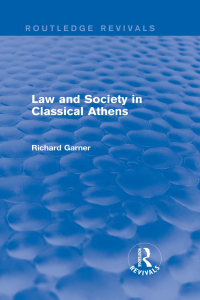 Imagen de portada: Law and Society in Classical Athens (Routledge Revivals) 1st edition 9780415744348