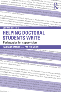 Cover image: Helping Doctoral Students Write 2nd edition 9780415823487