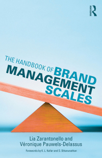 Imagen de portada: The Handbook of Brand Management Scales 1st edition 9780415742962