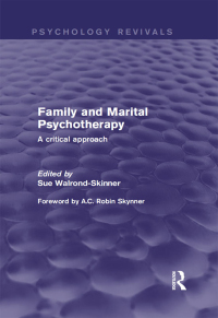 Imagen de portada: Family and Marital Psychotherapy (Psychology Revivals) 1st edition 9780415742610