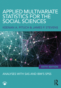 Cover image: Applied Multivariate Statistics for the Social Sciences 6th edition 9780415836661