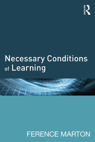 Cover image: Necessary Conditions of Learning 1st edition 9780415739139