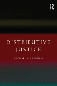 Imagen de portada: Distributive Justice 1st edition 9780415859110