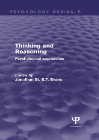 Cover image: Thinking and Reasoning (Psychology Revivals) 1st edition 9781848723184