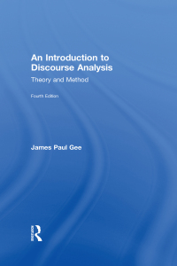 Cover image: An Introduction to Discourse Analysis 4th edition 9780415721257