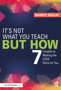 Cover image: It's Not What You Teach But How 1st edition 9780415733403