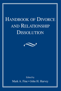 Imagen de portada: Handbook of Divorce and Relationship Dissolution 1st edition 9780805851281