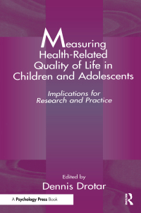 Cover image: Measuring Health-Related Quality of Life in Children and Adolescents 1st edition 9780805824803