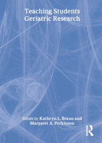 Titelbild: Teaching Students Geriatric Research 1st edition 9780789009975