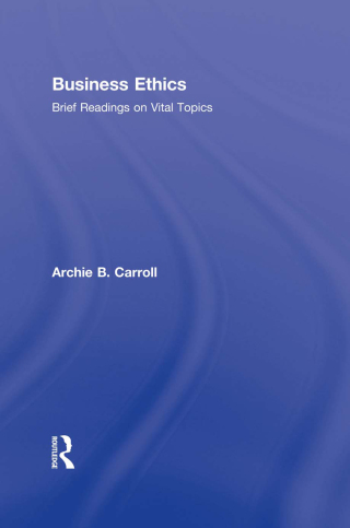 Cover image: Business Ethics 1st edition 9780367241957