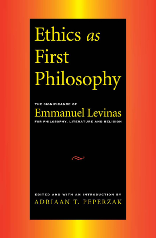 Cover image: Ethics as First Philosophy 1st edition 9780415911436