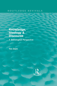 Cover image: Knowledge, Ideology & Discourse 1st edition 9780415615815