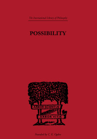 Cover image: Possibility 1st edition 9780415613989