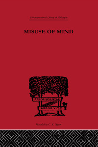 Cover image: Misuse of Mind 1st edition 9780415613811