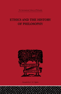 Imagen de portada: Ethics and the History of Philosophy 1st edition 9780415225304