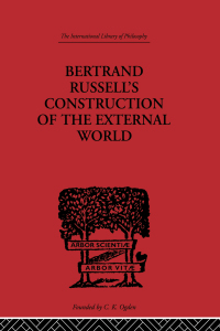 Cover image: Bertrand Russell's Construction of the External World 1st edition 9780415613637