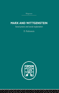 Omslagafbeelding: Marx and Wittgenstein 1st edition 9780415611039
