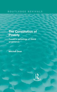Cover image: The Constitution of Poverty (Routledge Revivals) 1st edition 9780415609586