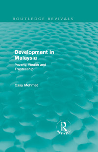 Cover image: Development in Malaysia (Routledge Revivals) 1st edition 9780415608909