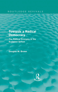 Cover image: Towards a Radical Democracy (Routledge Revivals) 1st edition 9780415608794