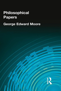 Cover image: Philosophical Papers 1st edition 9780415606578