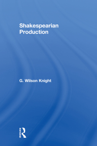 Titelbild: Shakespearian Production 1st edition 9780415290753