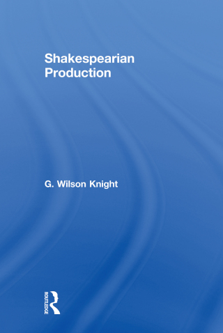 صورة الغلاف: Shakespearian Production V 6 1st edition 9780415290753