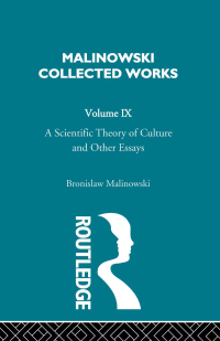 Imagen de portada: A Scientific Theory of Culture and Other Essays 1st edition 9780415488372