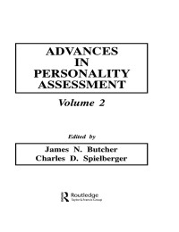 صورة الغلاف: Advances in Personality Assessment 1st edition 9780898592160