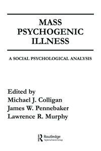 صورة الغلاف: Mass Psychogenic Illness 1st edition 9780898591606