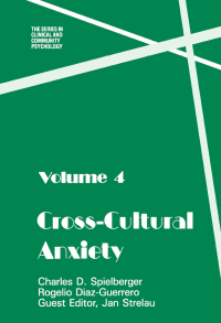 Cover image: Cross Cultural Anxiety 1st edition 9780891169406