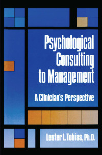 صورة الغلاف: Psychological Consulting To Management 1st edition 9780876305645